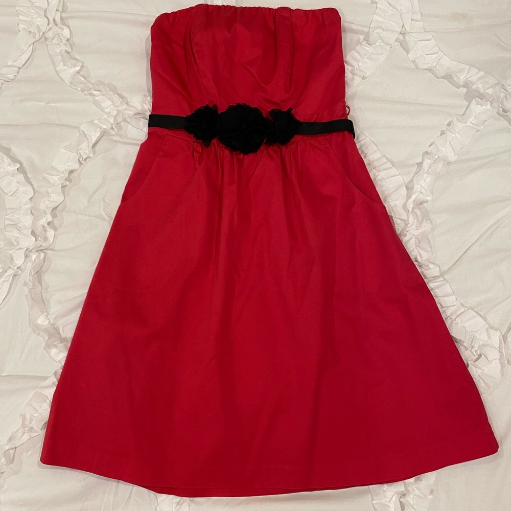 The Limited brand strapless pink dress